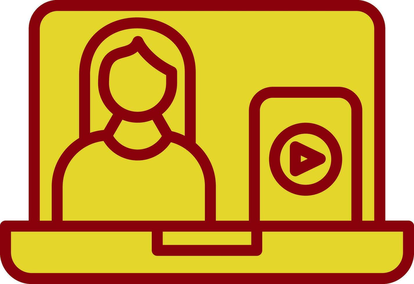 Vlogger Vector Icon Design
