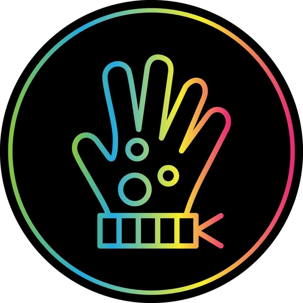 Glove Vector Icon Design