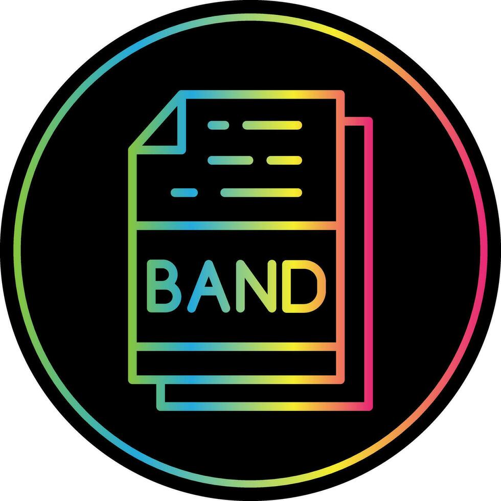 banda vector icono diseño