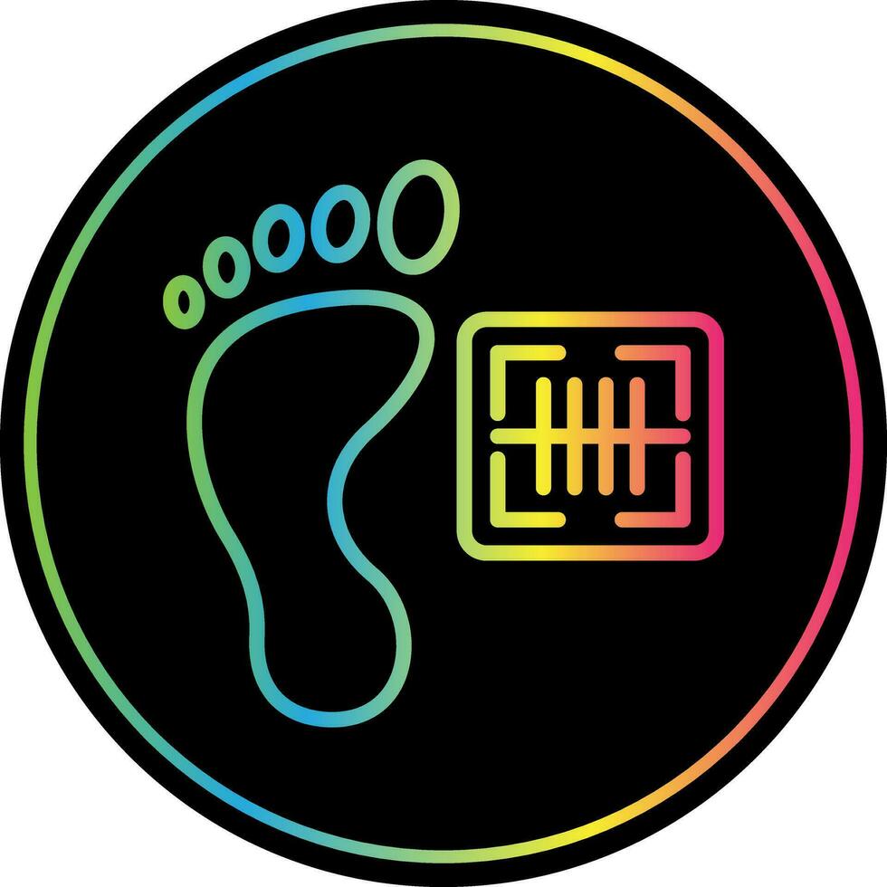 Footprint Vector Icon Design