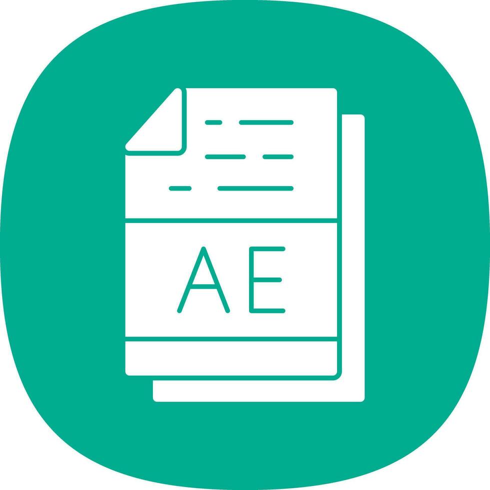 ae vector icono diseño