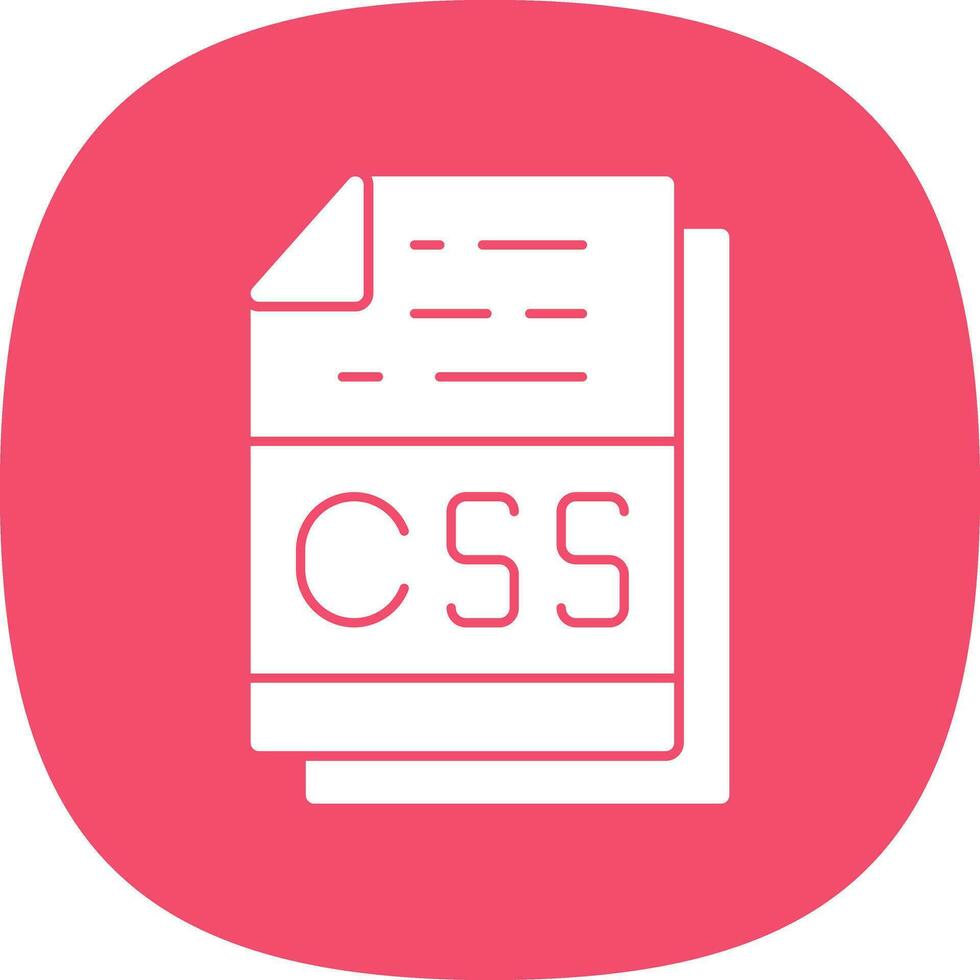 Css File Format Vector Icon Design