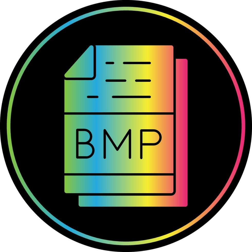 Bmp File Format Vector Icon Design