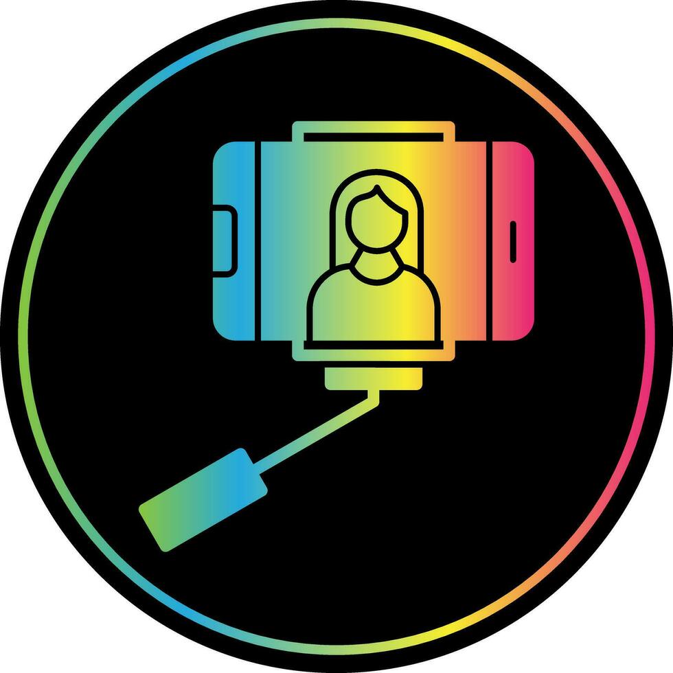 Selfie stick Vector Icon Design