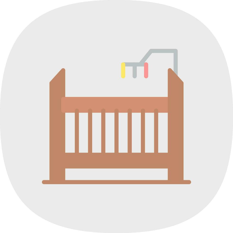 Cot Vector Icon Design