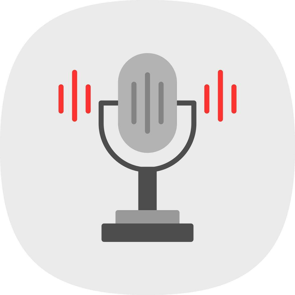Recording Vector Icon Design