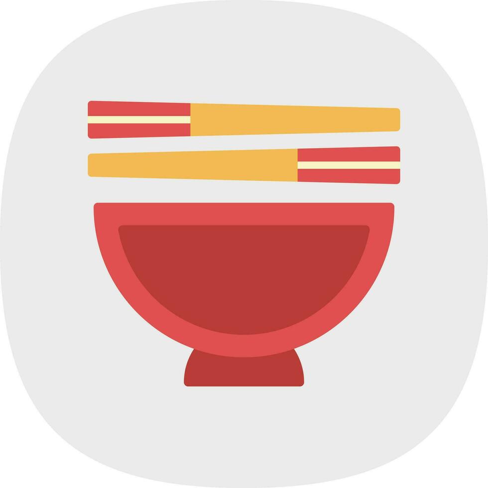 Chopsticks Vector Icon Design