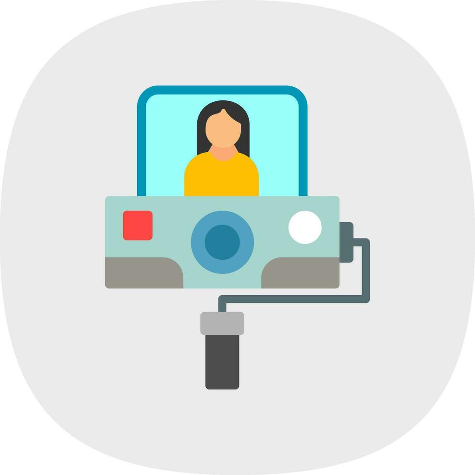 Vlogger Vector Icon Design