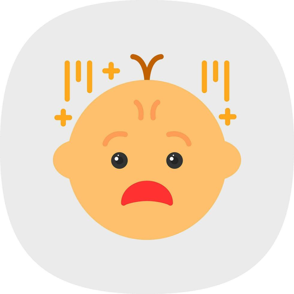 Depressed Vector Icon Design
