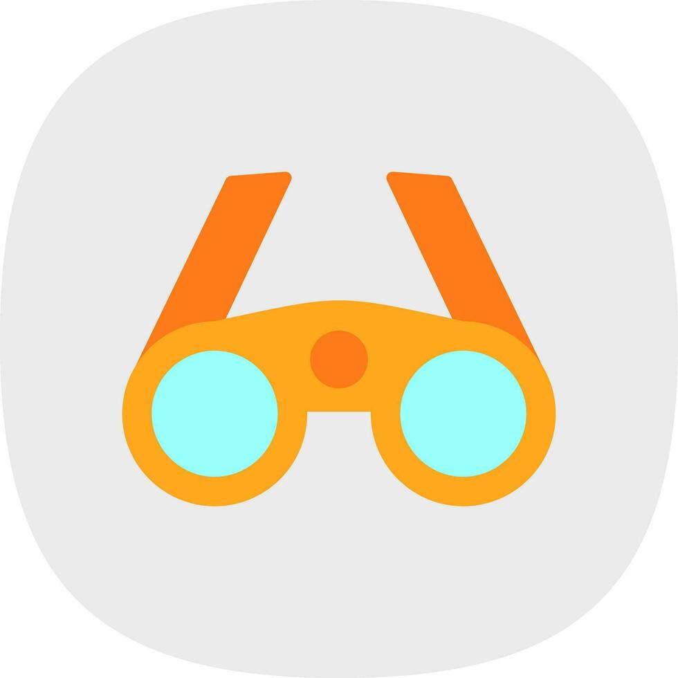 Binoculars Vector Icon Design