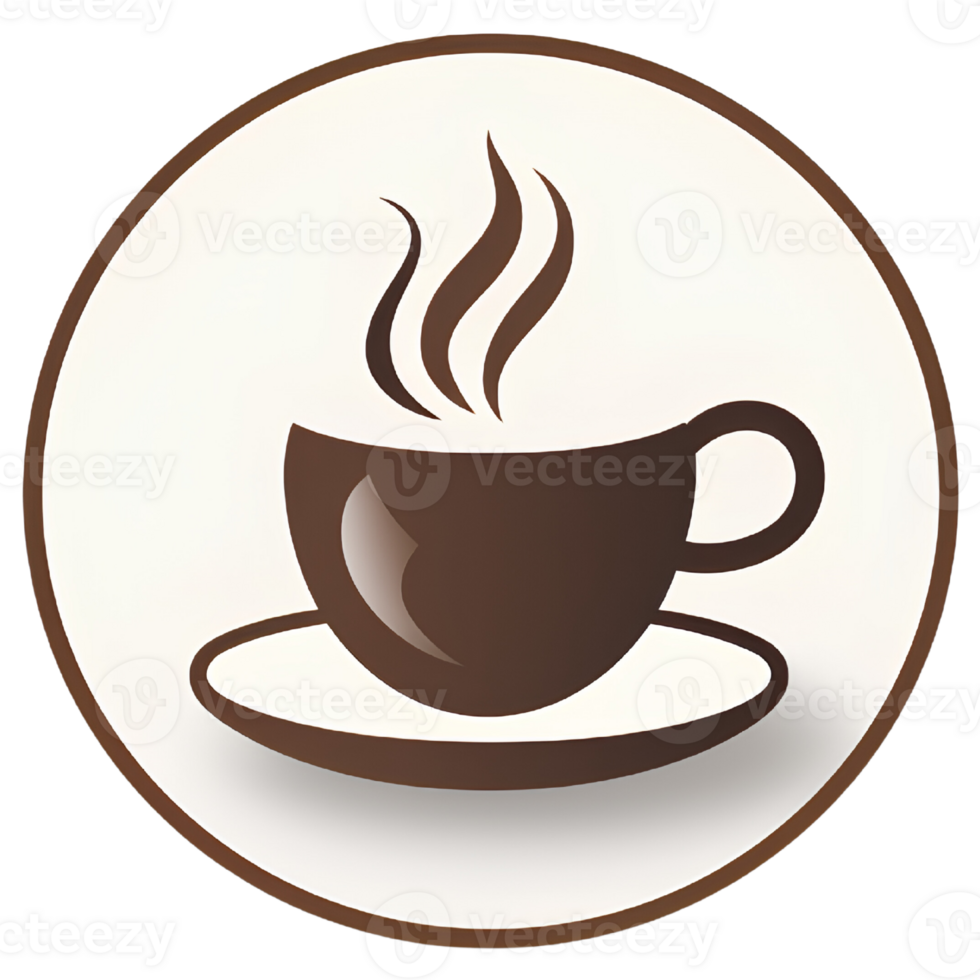 coffee cup isolate clipart ai generative png