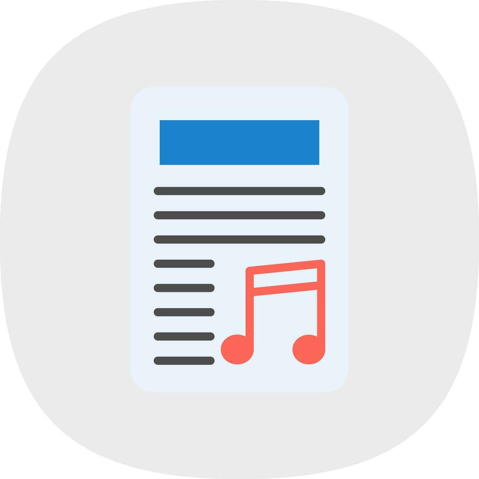 Playlist Vector Icon Design