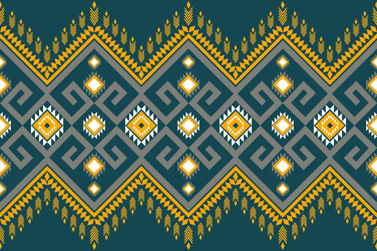 ethnic geometric seamless pattern. Geometric ethnic pattern can be used in fabric design for clothes, decorative paper, wrapping, textile, embroidery, illustration, vector, carpet vector