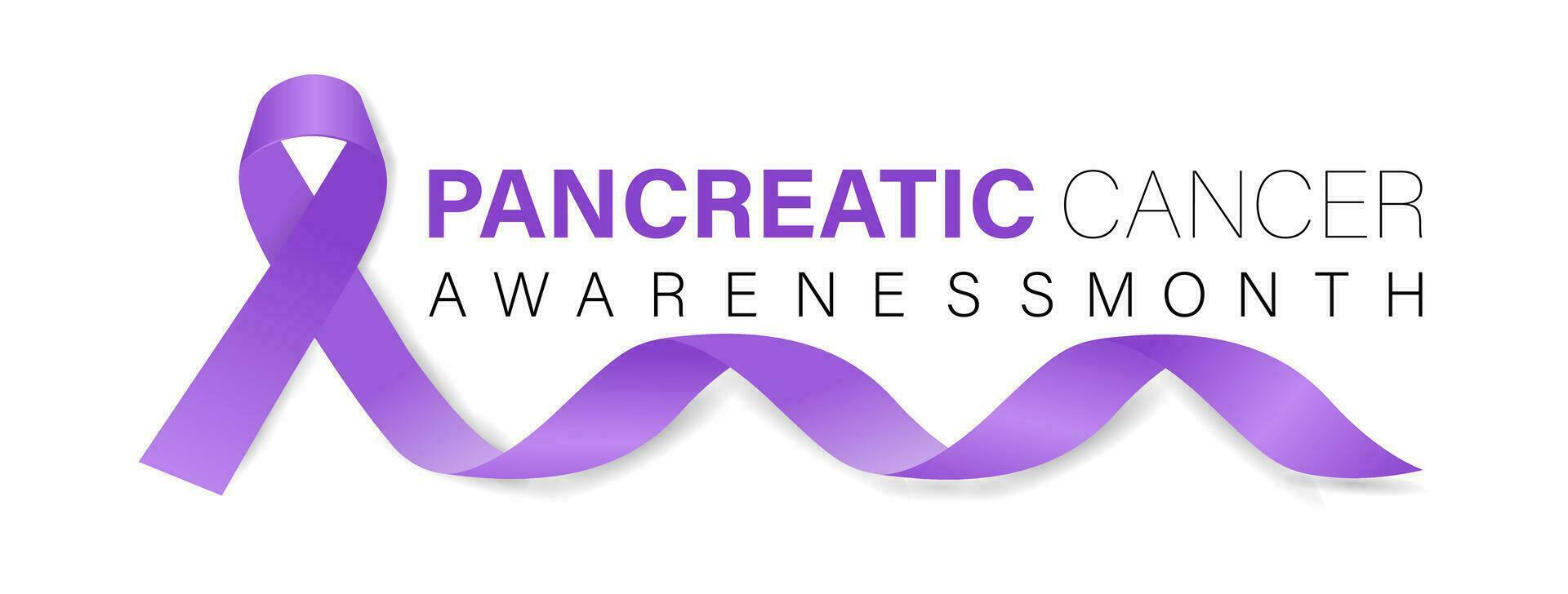 Pancreatic Cancer awareness month is observed every year in November. Background, banner, card, poster, template. Vector illustration.