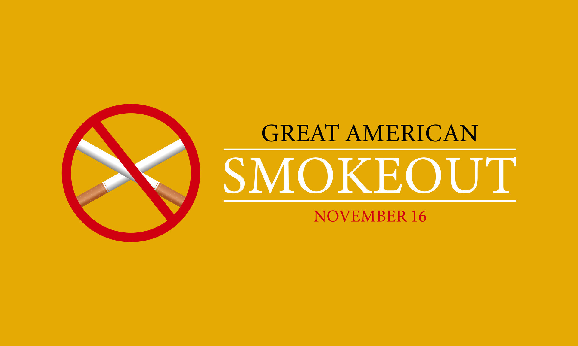 Great American Smokeout is an annual intervention event on the third