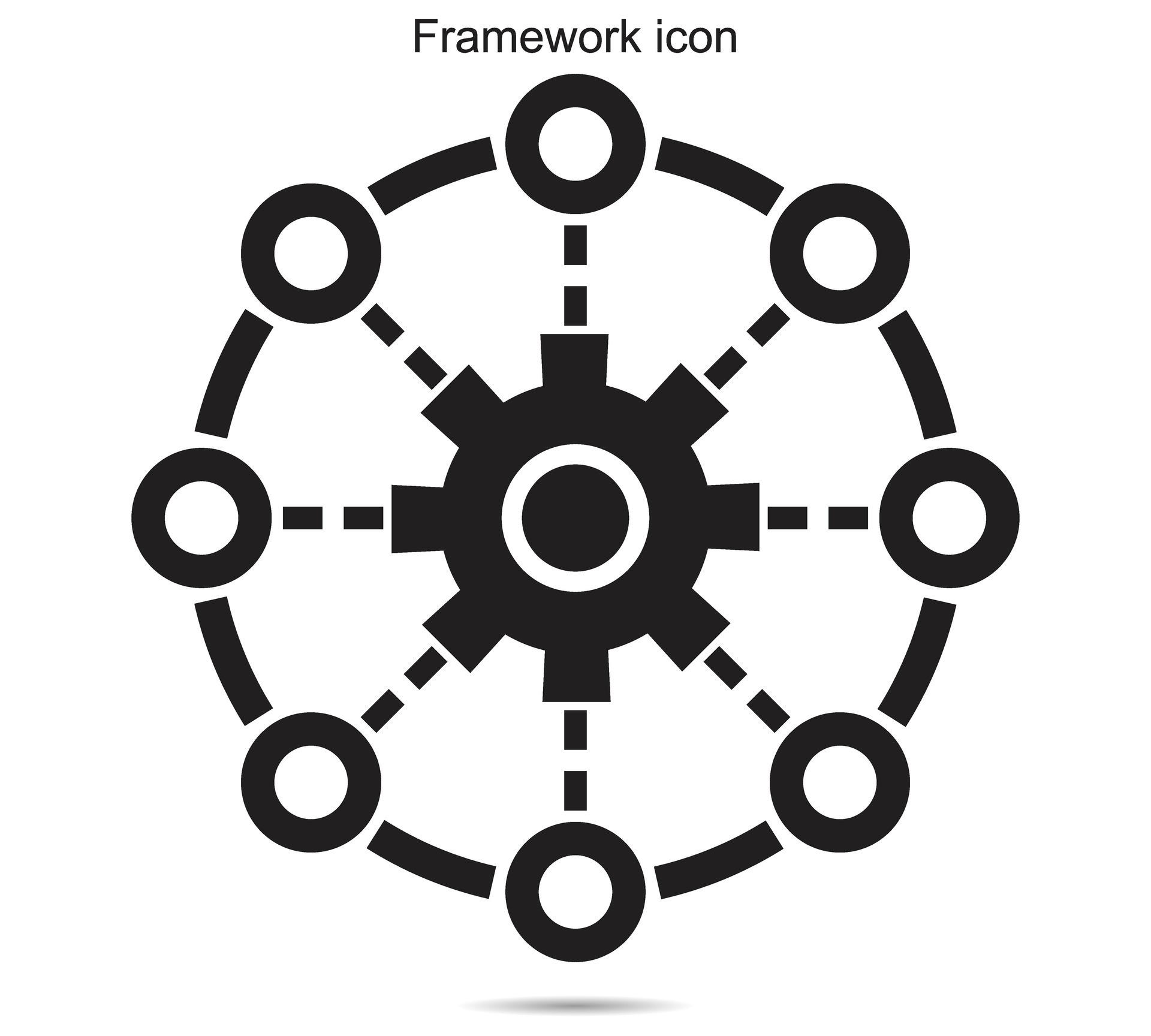 Framework icon, Vector illustration 29226966 Vector Art at Vecteezy