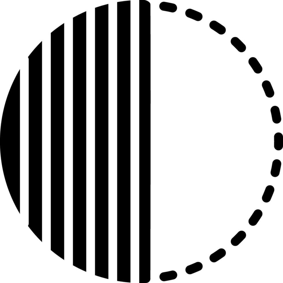 solid icon for partial vector