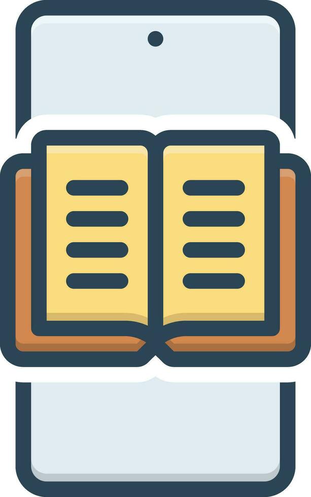 color icon for educators vector