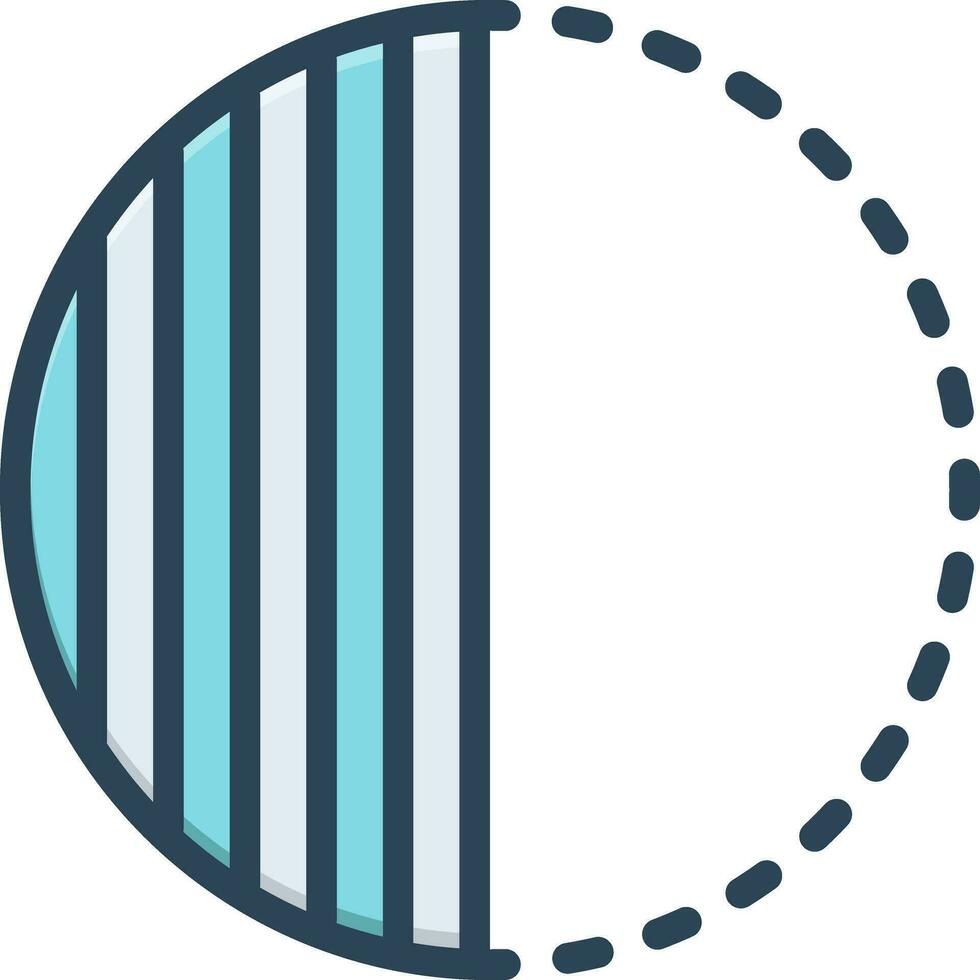 color icon for partial vector