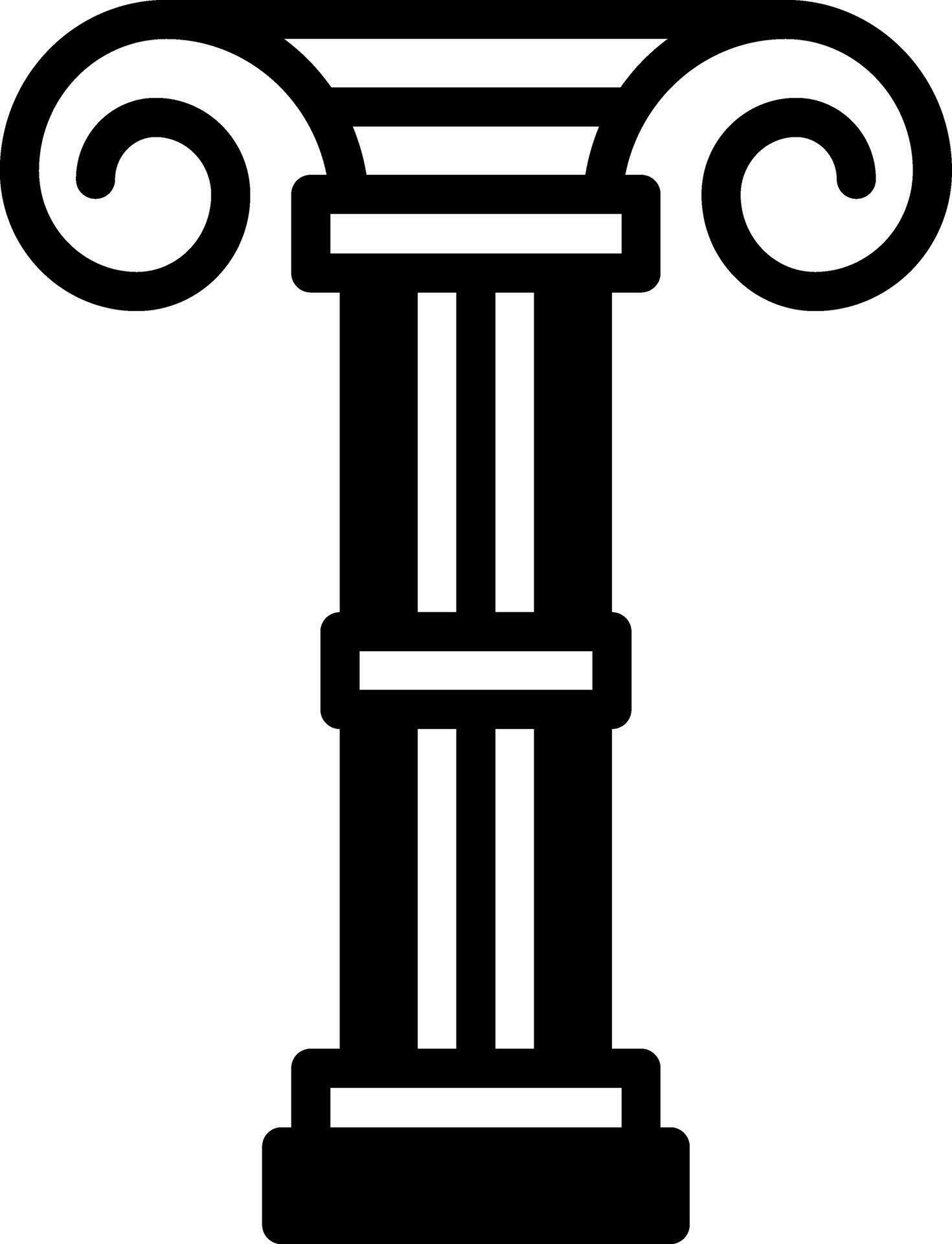 solid icon for columns 29227005 Vector Art at Vecteezy
