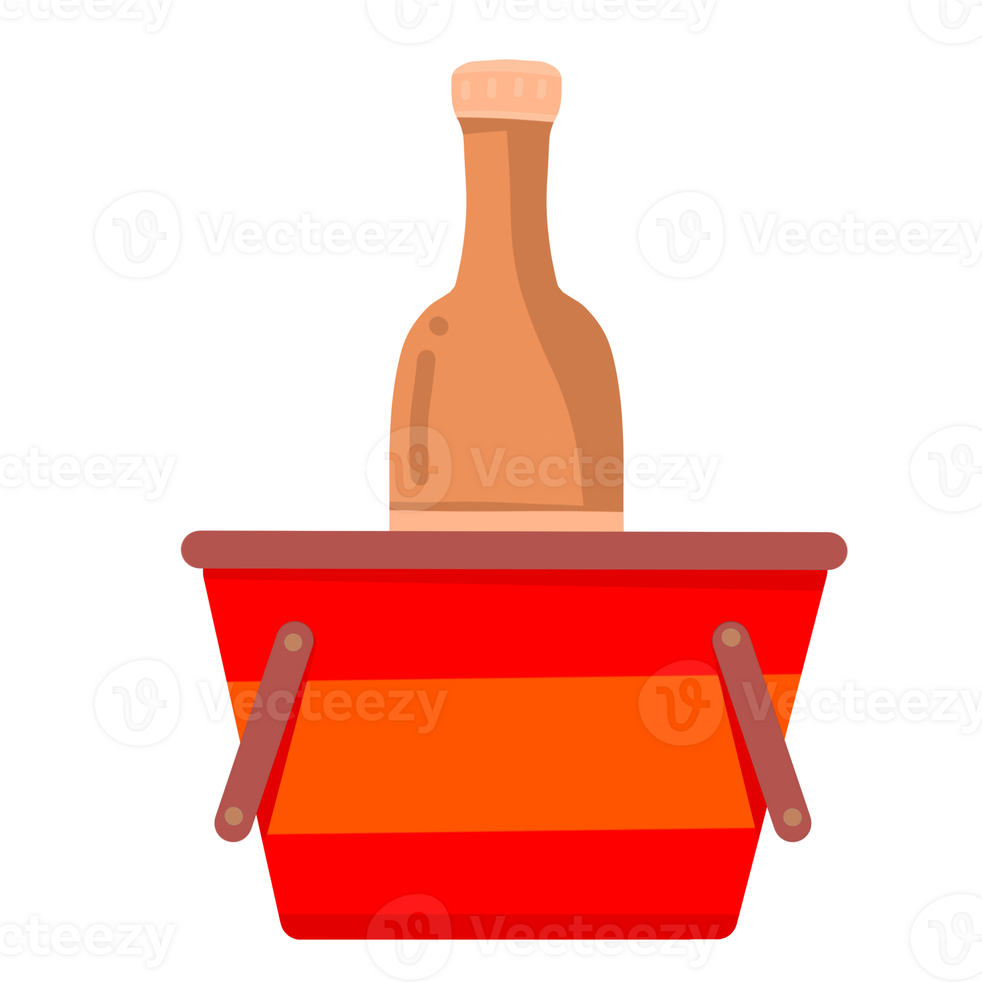 Red Wine bucket 29227050 PNG