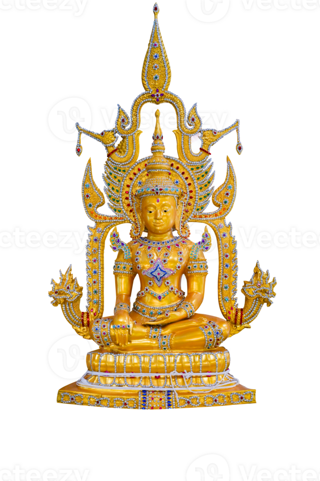 Buddha image on isolate on transparent background PNG file