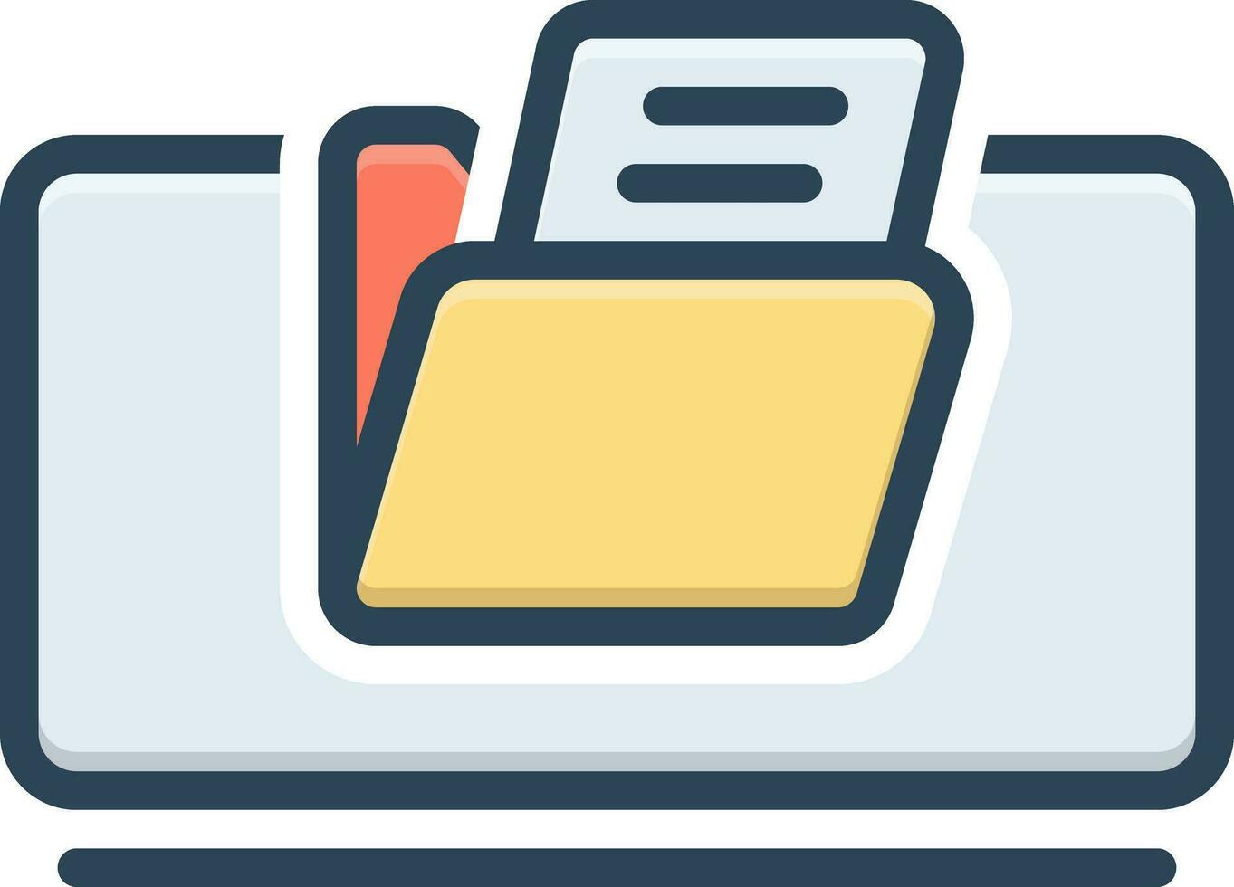 color icon for filing 29227275 Vector Art at Vecteezy