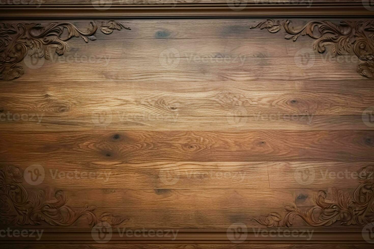 Antique wooden table desk background, wood texture flatlay backdrop, for holiday design and luxury branding photo