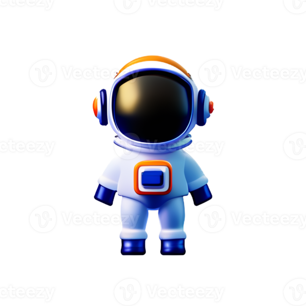 Astronaut Space Cartoon  AI Generative png