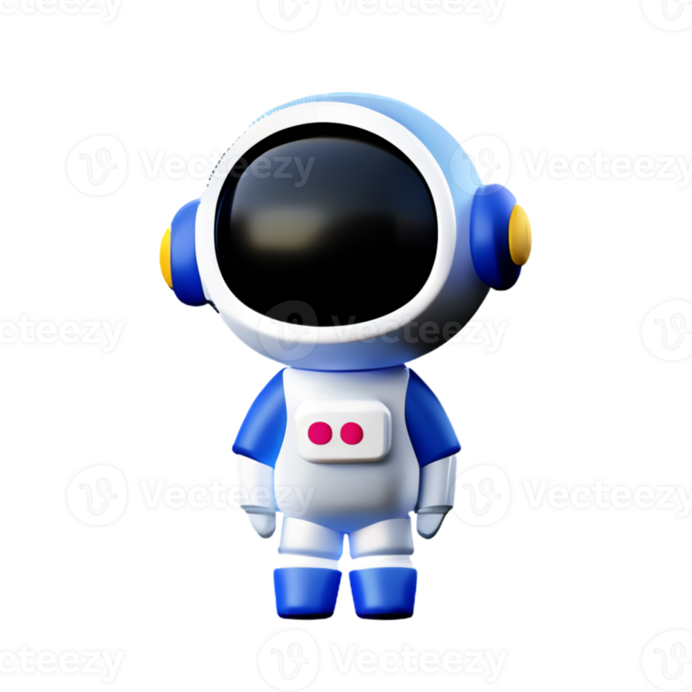 Astronaut Space Cartoon  AI Generative png