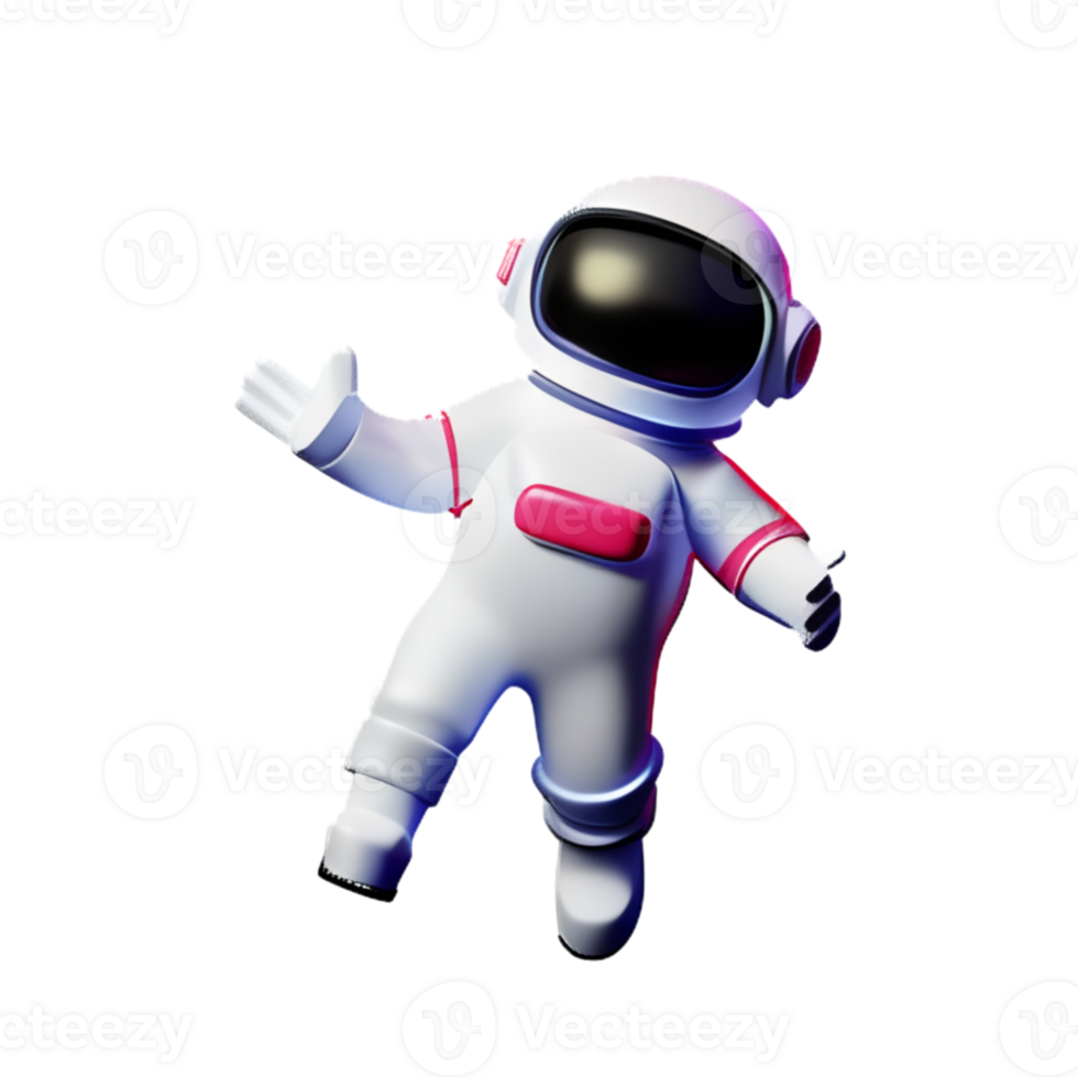 Astronaut Space Cartoon  AI Generative png