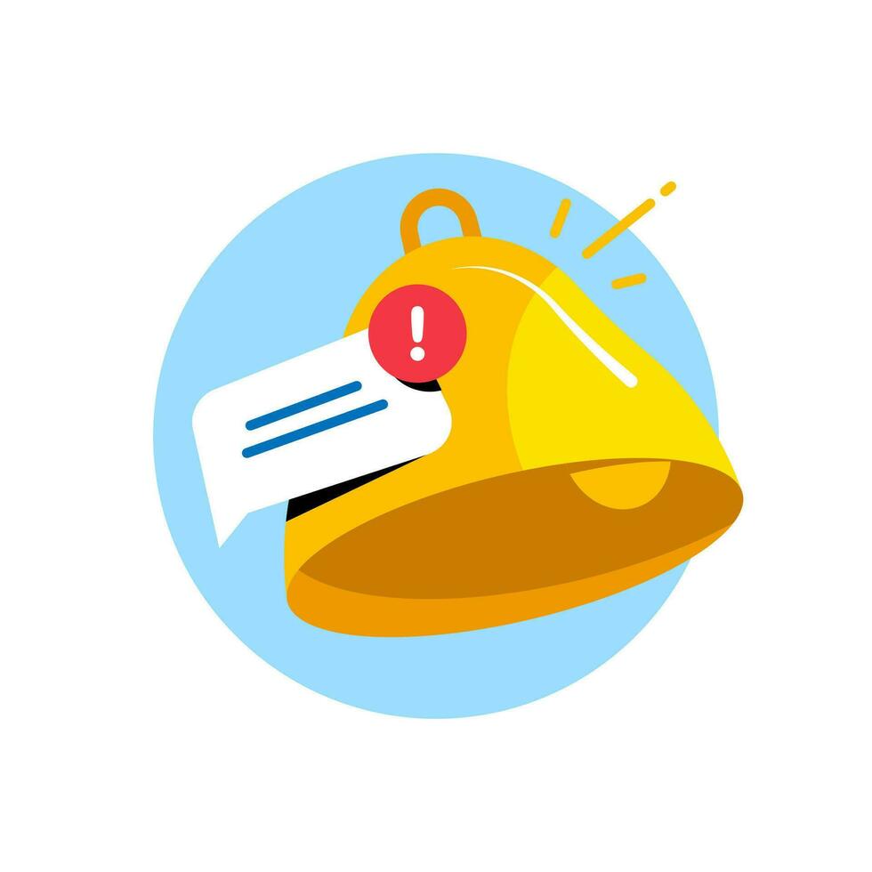 turn on notification, set reminder concept illustration flat design vector eps10. simple, modern graphic element for icon, landing page, empty state ui, infographic