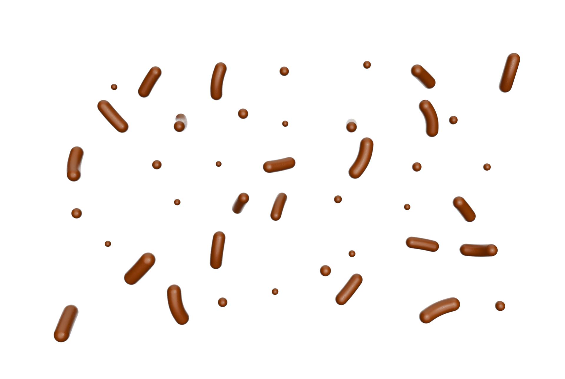 Chocolate sprinkle falling 3d illustration 29227799 PNG