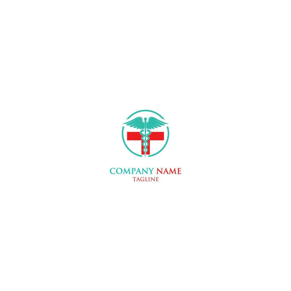 Caduceus snake icons set, vector medical snake logo on white background