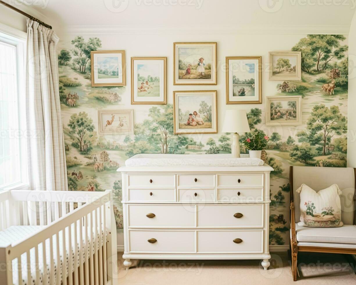 Nursery gallery wall, home decor and wall art, framed art in the