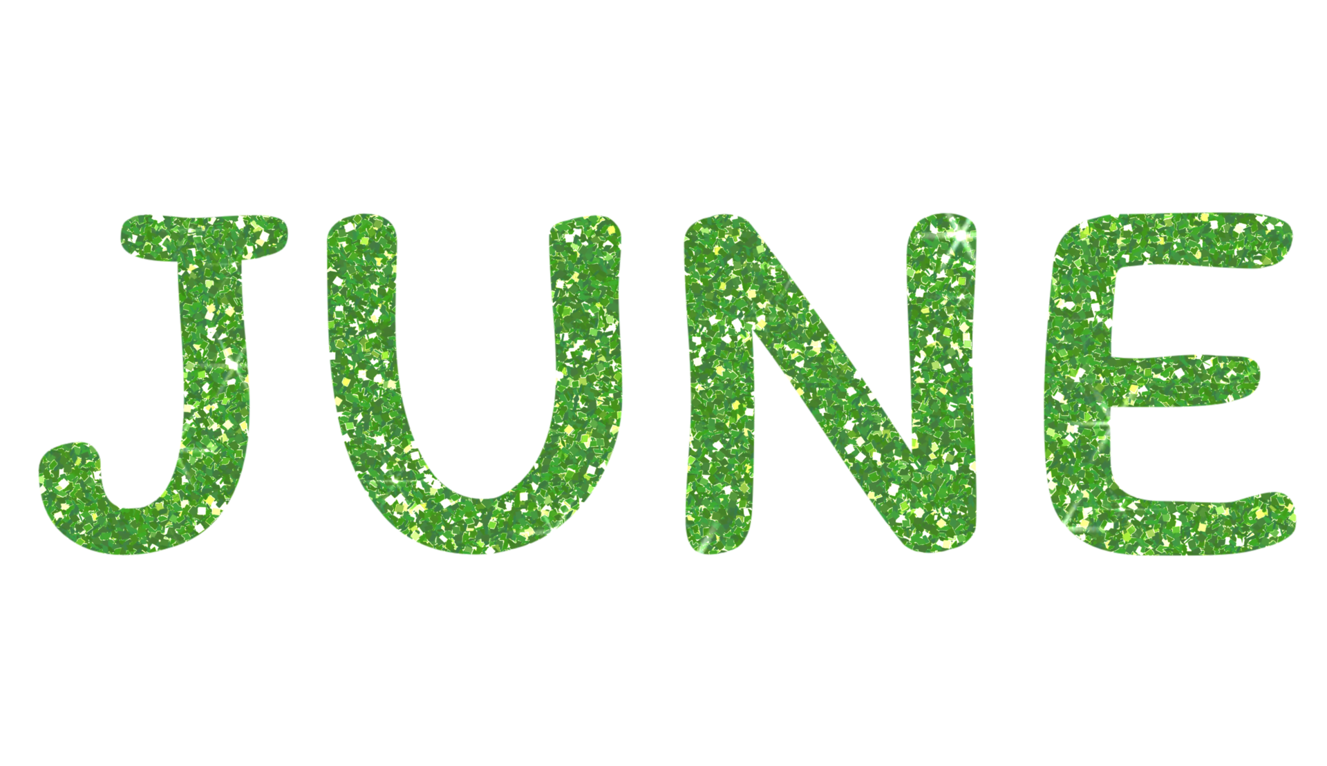 green-glitter-june-letters-icon-june-sign-design-for-decorating