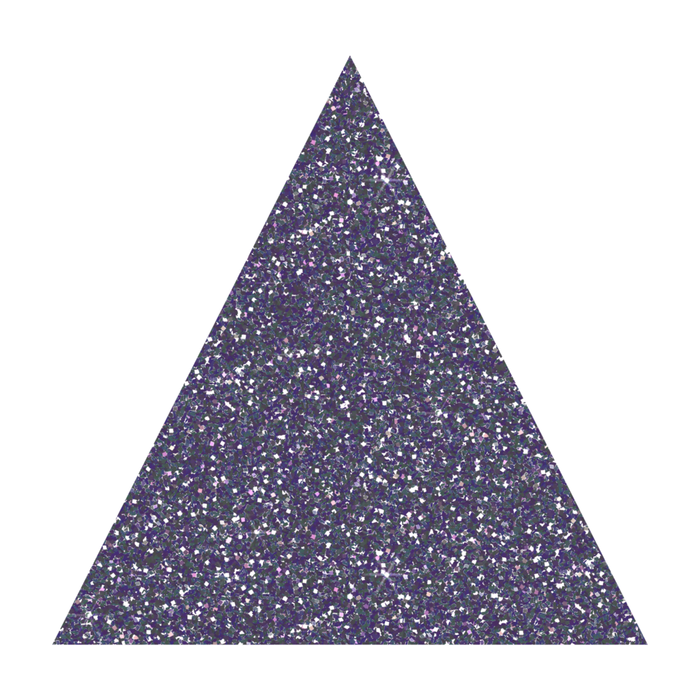 Grey triangle glitter on transparent background. Design for decorating,background, wallpaper, illustration png