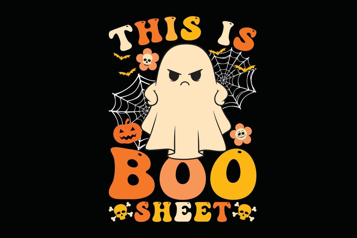 This is some boo sheet funny halloween ghost t-shirt design vector