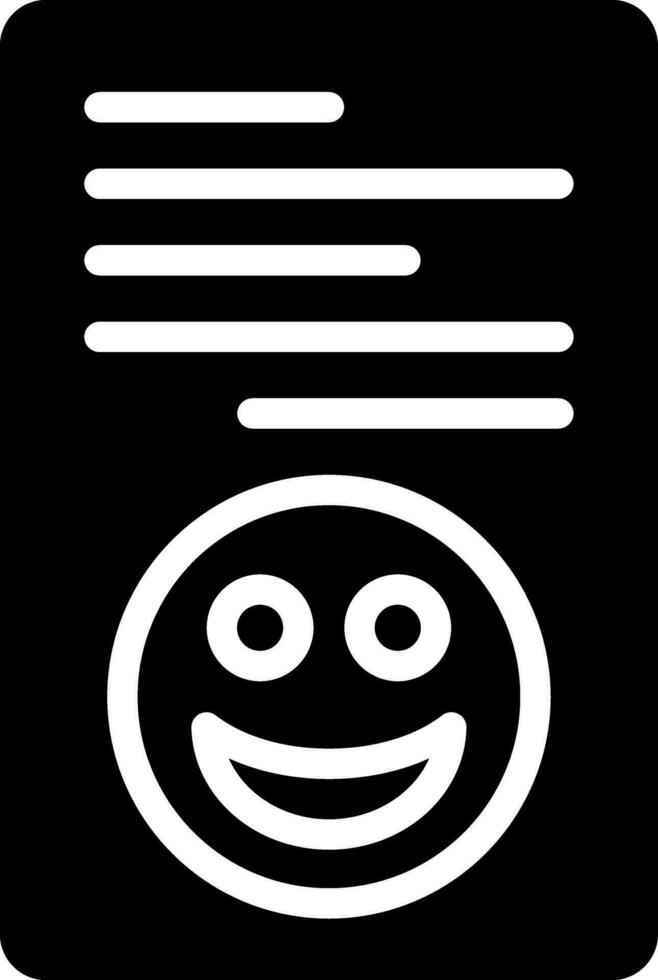 solid icon for testimonials vector