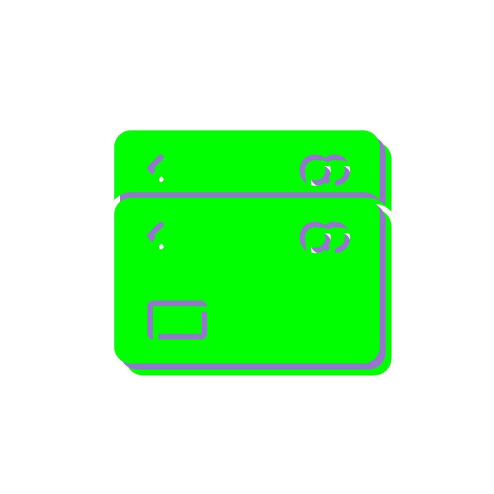 Unique Multiple Cards Vector Icon