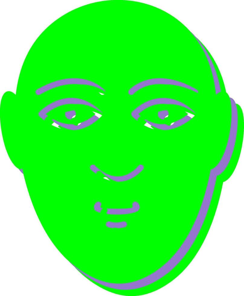 Human Face Vector Icon