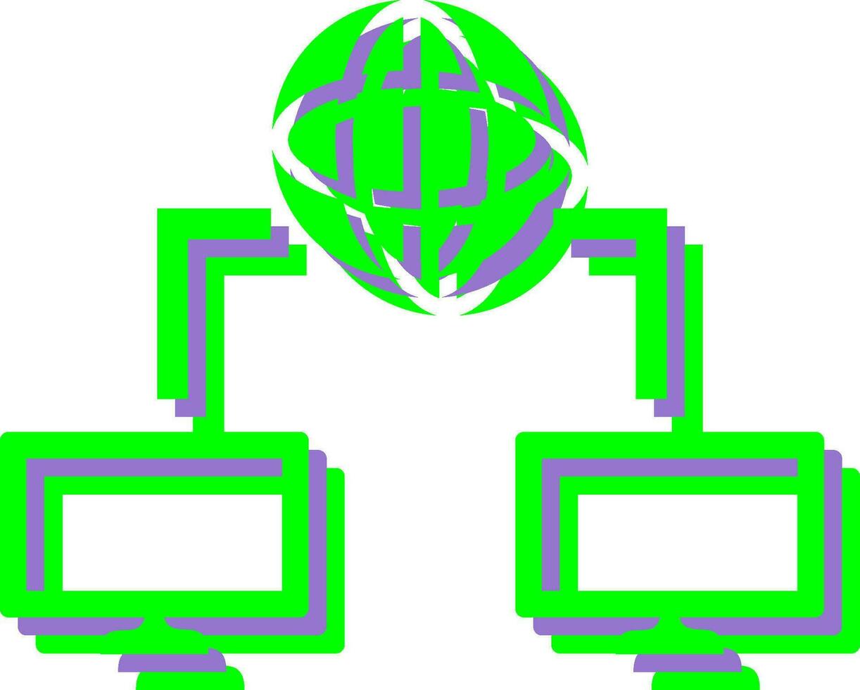 Unique Internet Connectivity Vector Icon