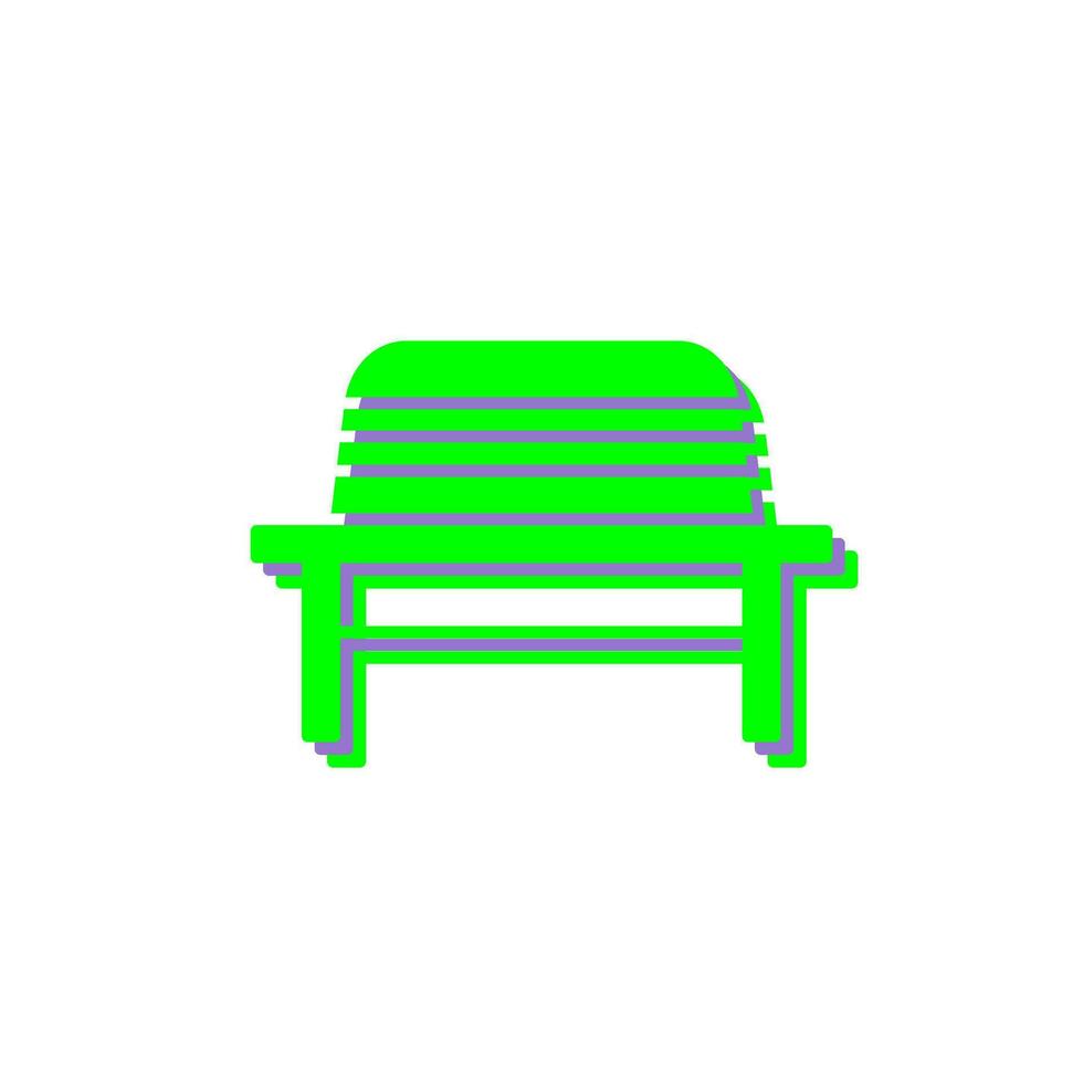 Garden Bench Vector Icon