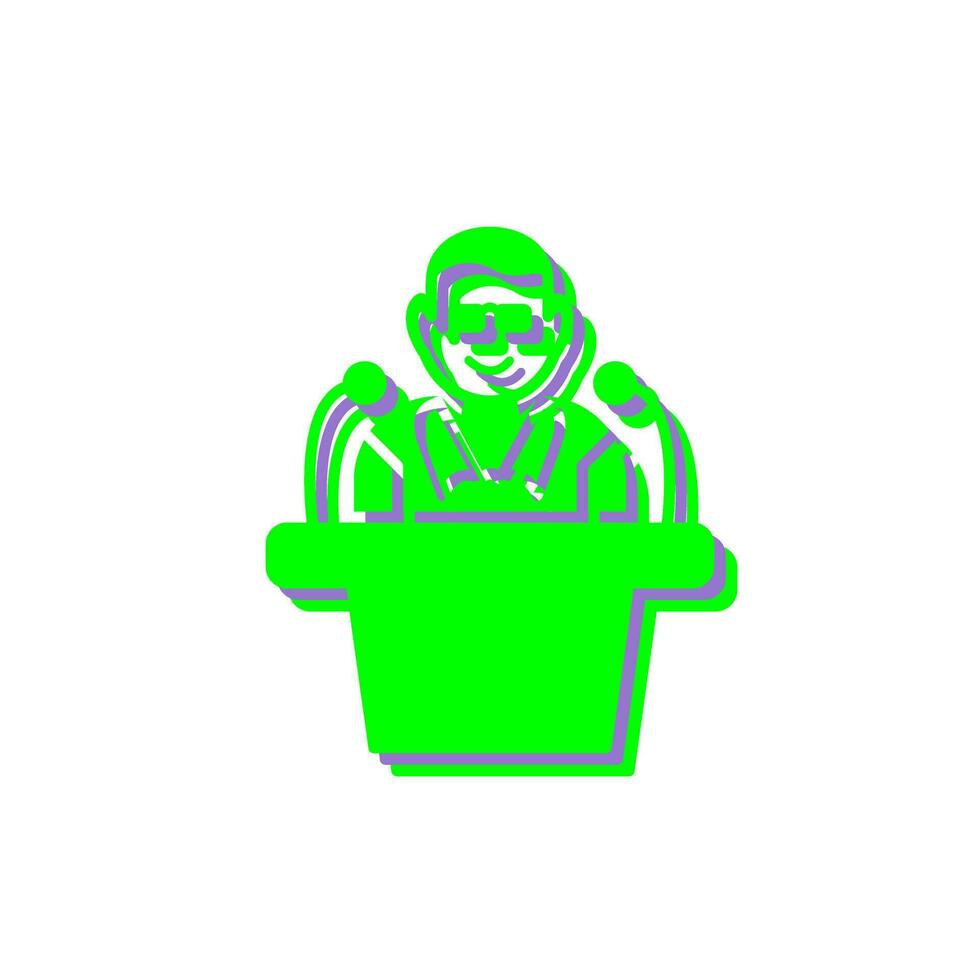 Unique Lecture Vector Icon