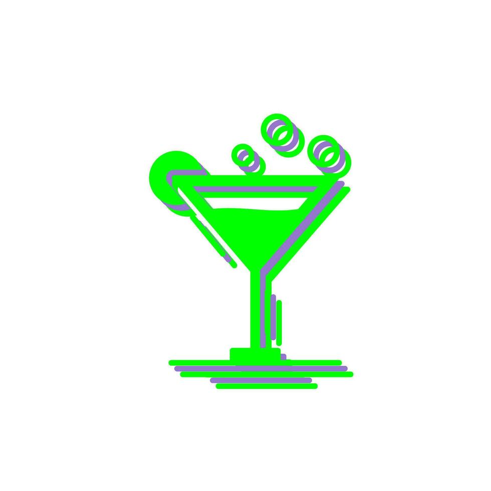 icono de vector de coctel