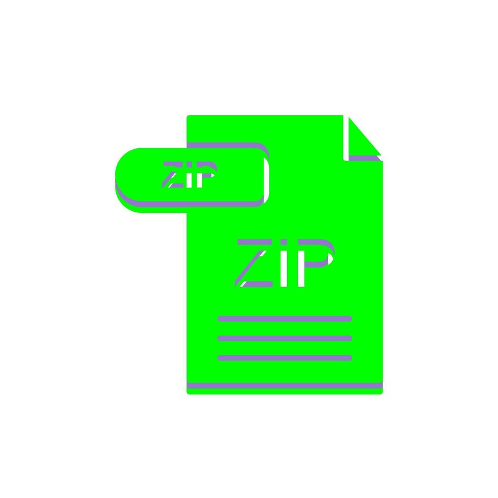 ZIP Vector Icon