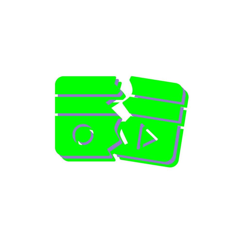 Broken Vector Icon