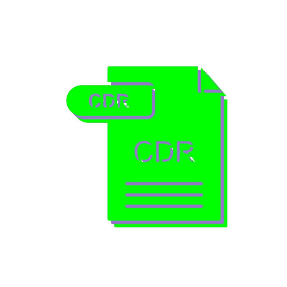 CDR Vector Icon