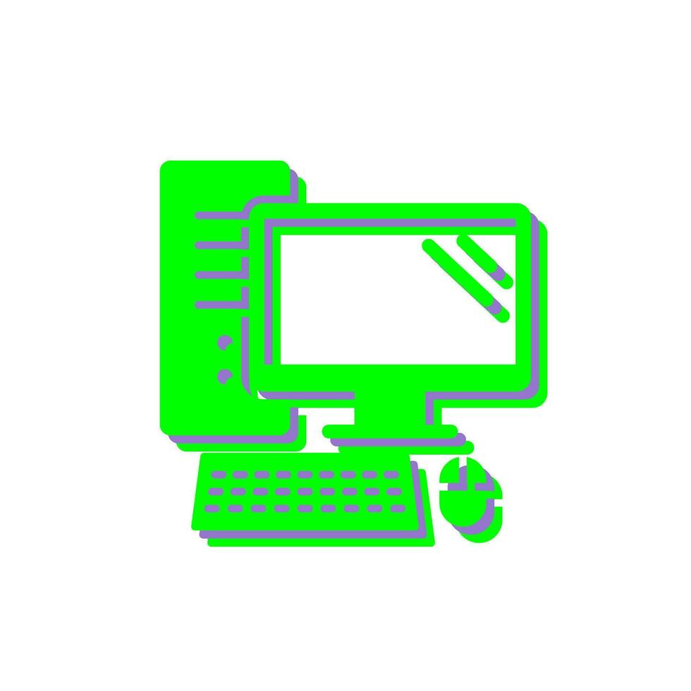 Computer Vector Icon