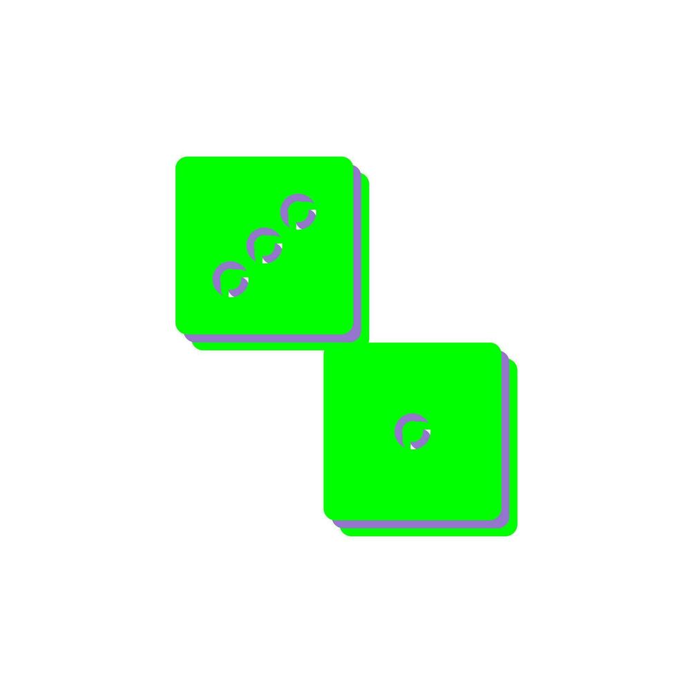 Unique Dice Vector Icon